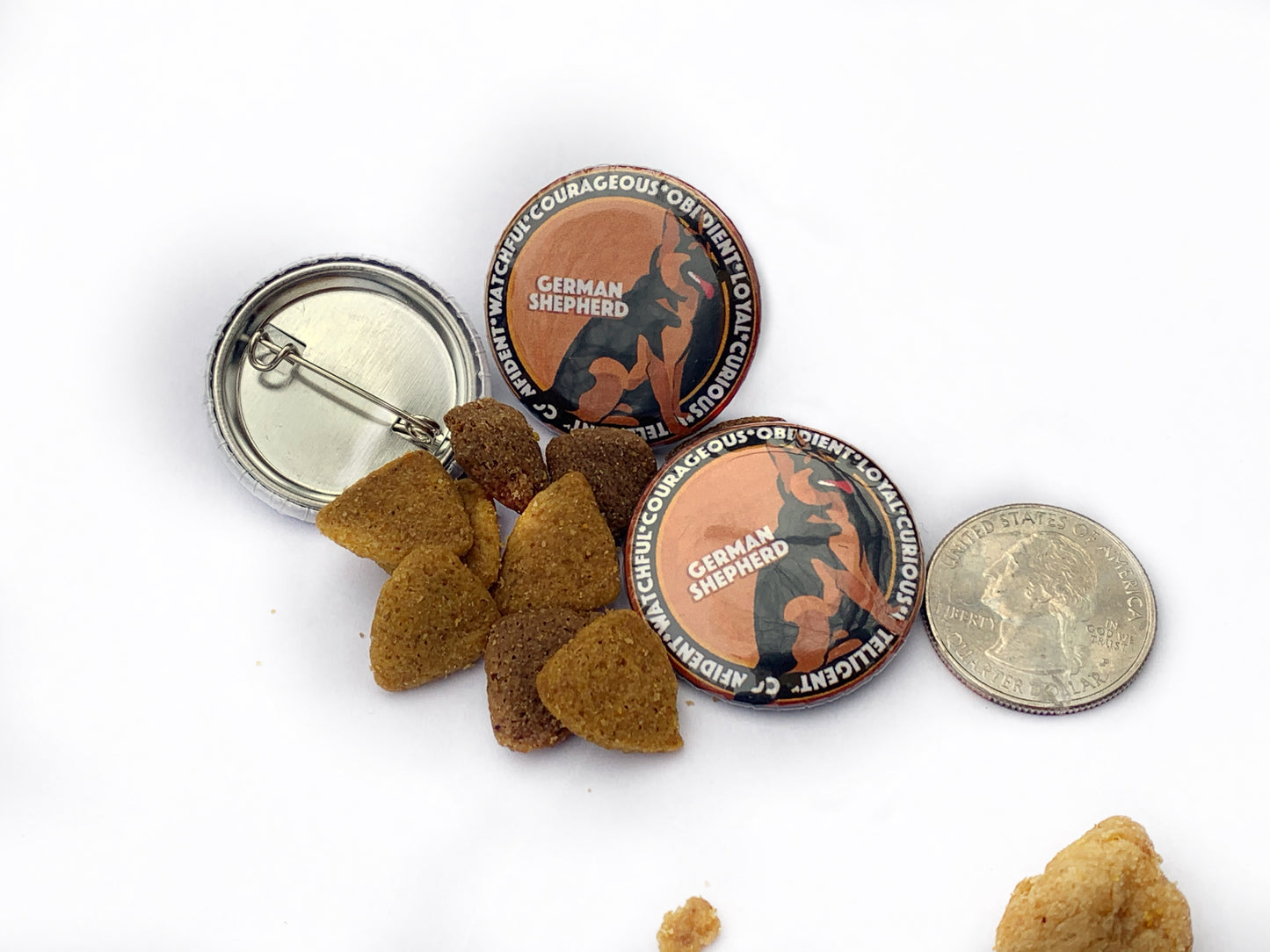 German Shepherd Button