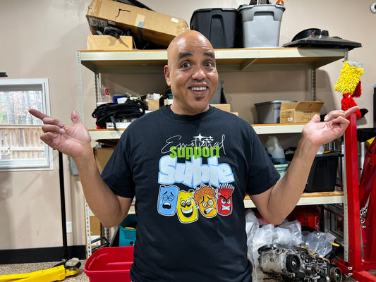 Skaggs Garage Subaru t-shirt