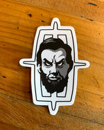 Load image into Gallery viewer, Evil Abe Stickers, Magnets &amp; Buttons Pack
