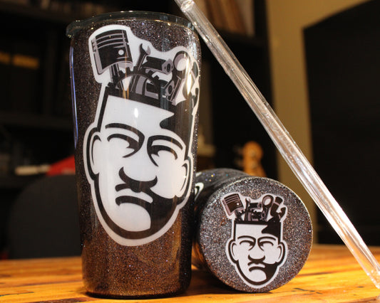 auto enthusiasts gearhead custom tumbler