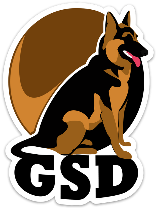German Shepherd Stickers & Buttons