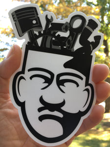 Custom Gearhead Stickers For Auto Enthusiasts