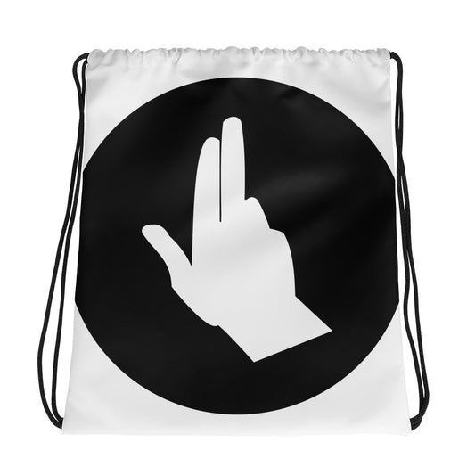 Jeep Finger Wave Drawstring Bag