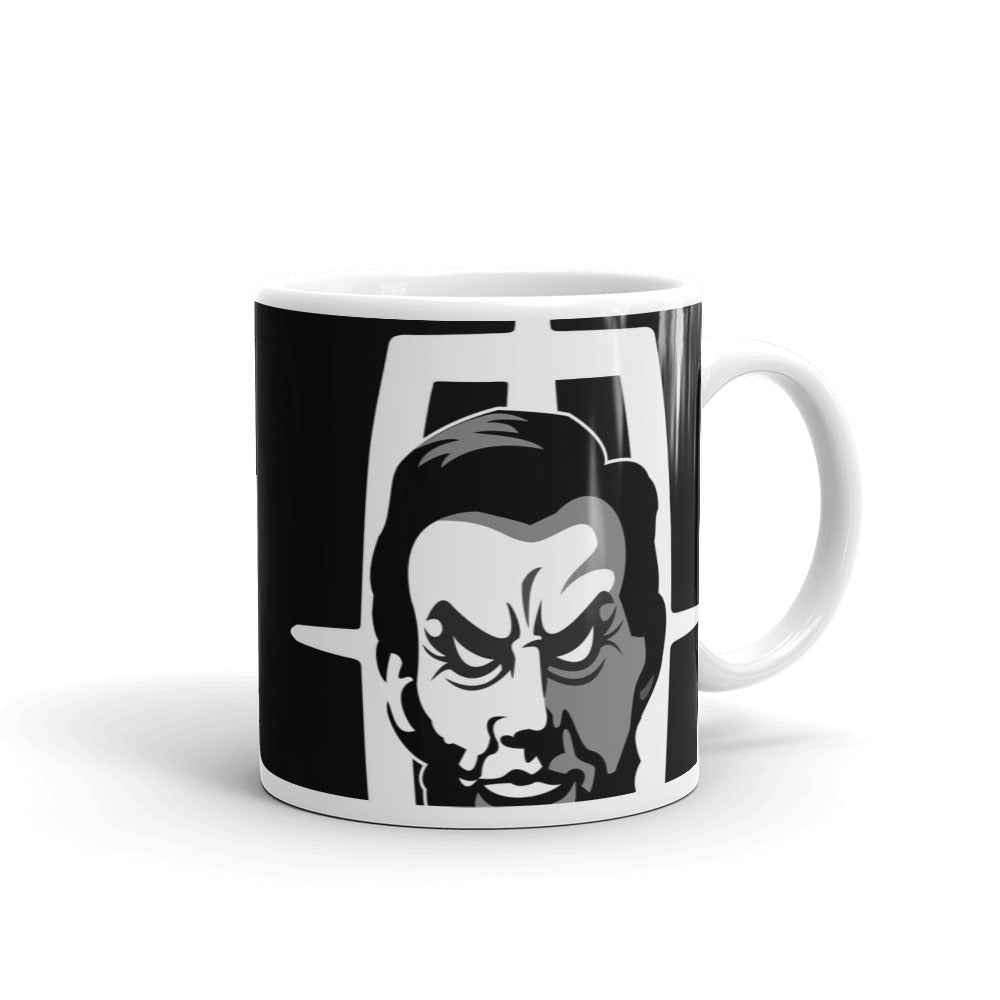 Evil Abe Frozen Stare Mug