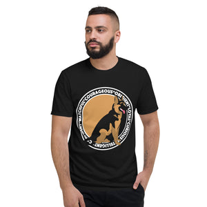 black German shepherd t-shirt